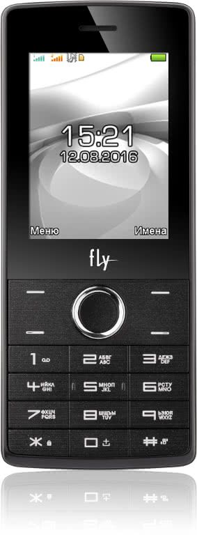 Акция на Мобільний телефон Fly FF244 Dark Gray от Територія твоєї техніки