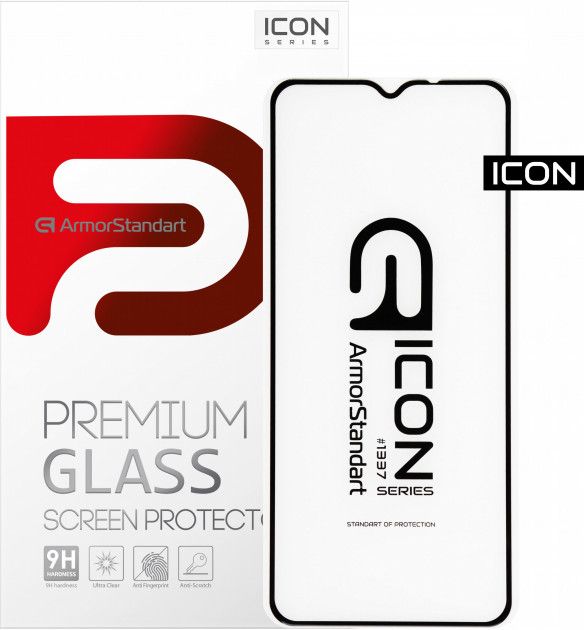 

Защитное стекло Armorstandart Icon для Xiaomi Redmi 9A/Redmi 9C Black (ARM56295)