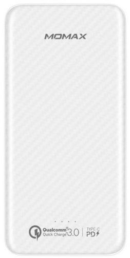 

УМБ MOMAX iPower Minimal PD Quick Charge External Battery Pack 10000mAh (IP65W) White