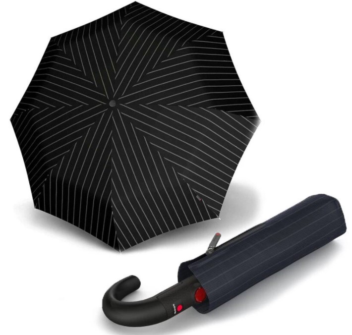 

Парасолька Knirps T.260 Crook Handle Gatsby Black