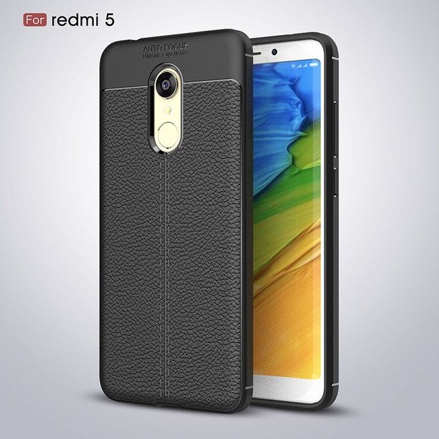 

Накладка TPU Leather AF Back Cover Xiaomi Redmi 5 Black