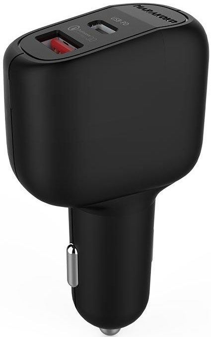 

Автомобільний зарядний пристрій Marakoko MAC5 2USB (USB+USB-C) QC 3.0 PD3.0 42W Black