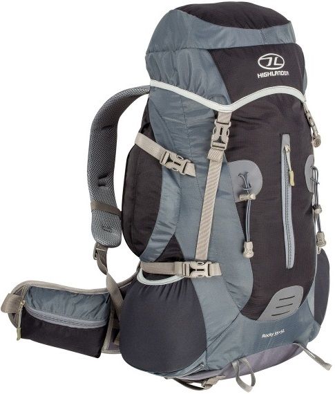 

Рюкзак Highlander Rocky 35+5 (924249) Black/Grey