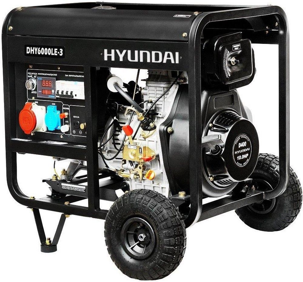

Генератор Hyundai DHY 6000LE-3