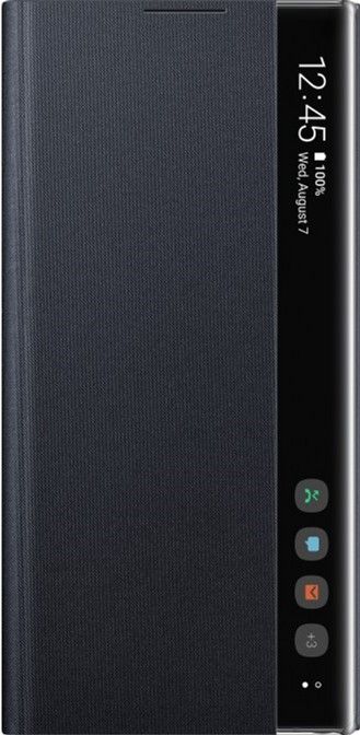 Акція на Чохол-книжка Samsung Clear View Cover для Samsung Galaxy Note 10 Plus (EF-ZN975CBEGRU) Black від Територія твоєї техніки