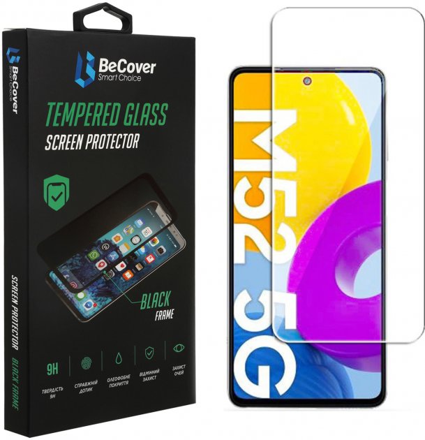 

Захисне скло BeCover Crystal Clear Glass для Samsung Galaxy M52 SM-M526 (706906)