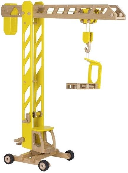 

Іграшковий підйомний кран goki Будівельний кран (55937G) Yellow