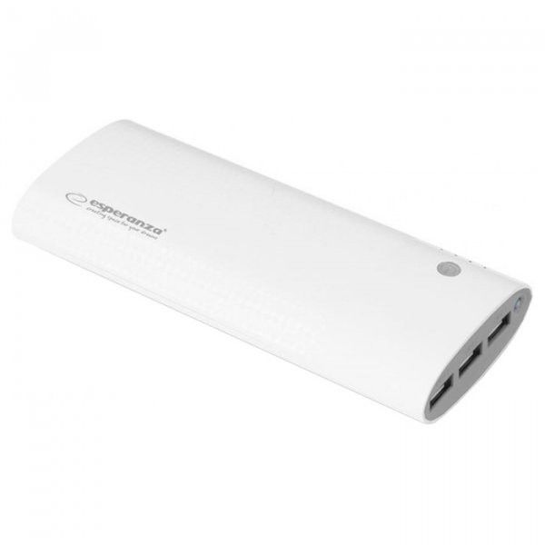

Зовнішній акумулятор Esperanza Uranium 13800 mAh (EMP115WE) White