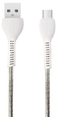 

Кабель USB XO NB106 microUSB 1m 2A Silver