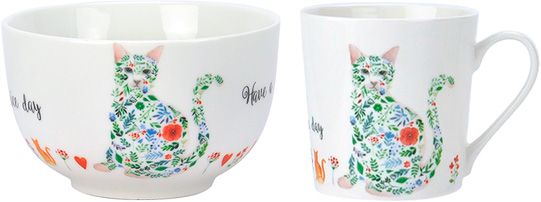 

Сервиз для завтрака Limited Edition Happy Cat 2 предмета (B1237-09264-4)