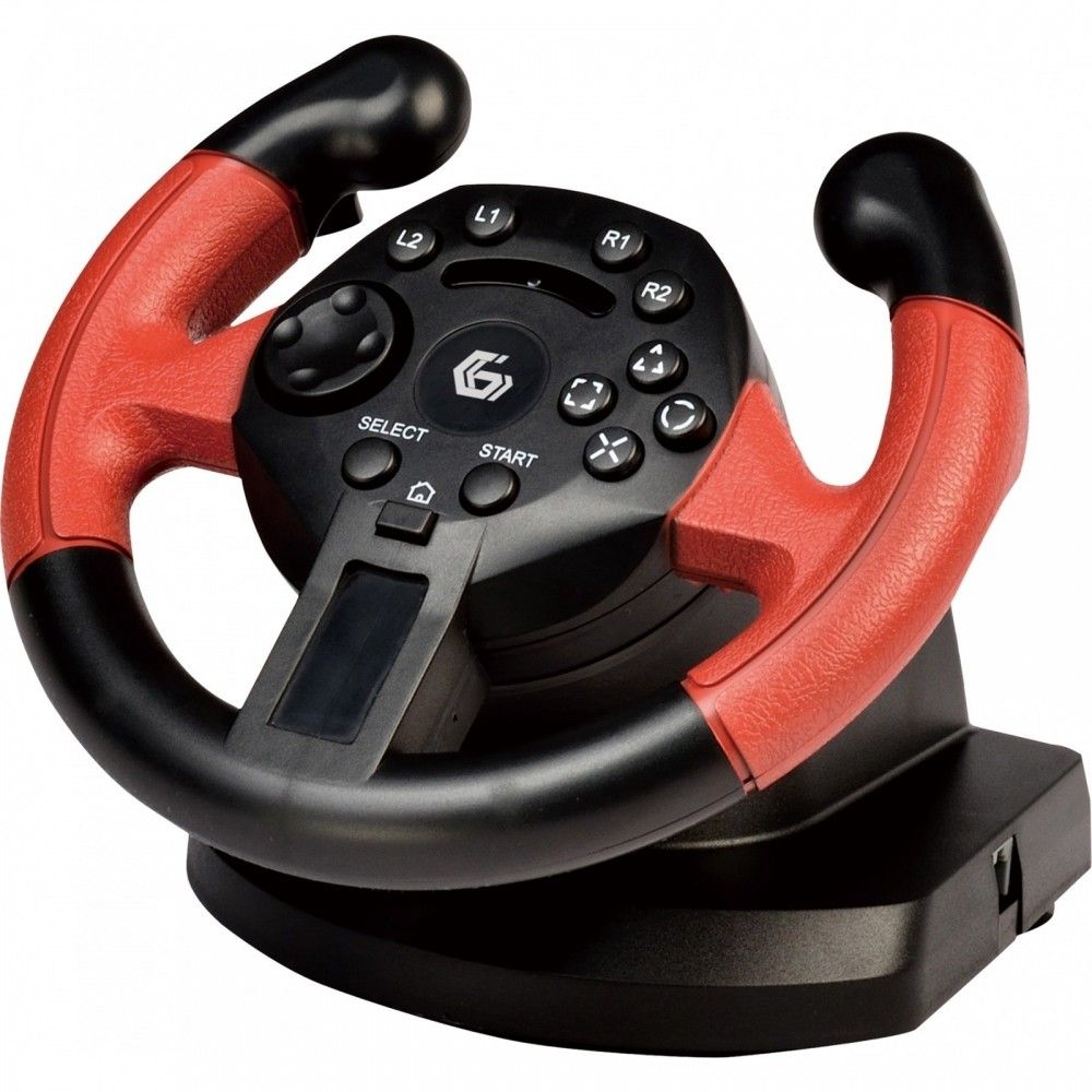 

Проводной руль Gembird STR-UV-01 PC Black/Red