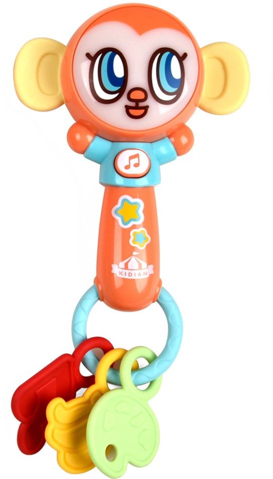 

Брязкальце музичне Kidian Інтерактивна мавпочка з датчиком руху (KD3101-1) (2722328241733)