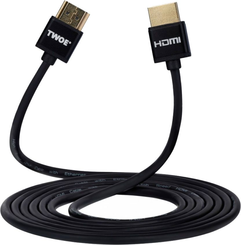 

Кабель 2E Ultra Slim HDMI 2.0 (AM/AM) High Speed 2 м (2EW-1119-2m) Black