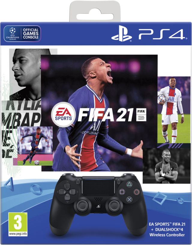 

Бездротовий геймпад SONY PlayStation Dualshock v2 Jet Black + FIFA21+PS Plus 14 днів (9835325)