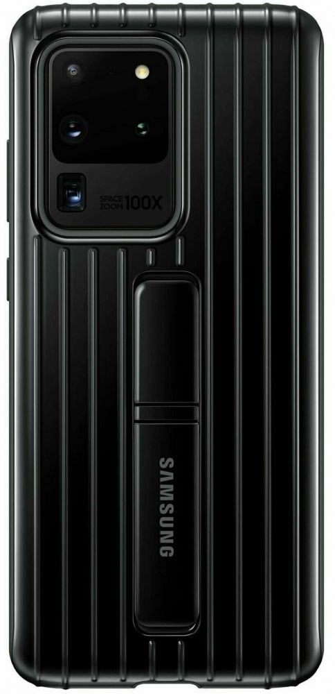 Накладка Samsung Protective Standing Cover для Samsung Galaxy S20 Ultra (EF-RG988CBEGRU) Black от Територія твоєї техніки на платформе USKIDKA Накладка Samsung Protective Standing Cover для Samsung Galaxy S20 Ultra (EF-RG988CBEGRU) Black от Територія твоєї техніки
