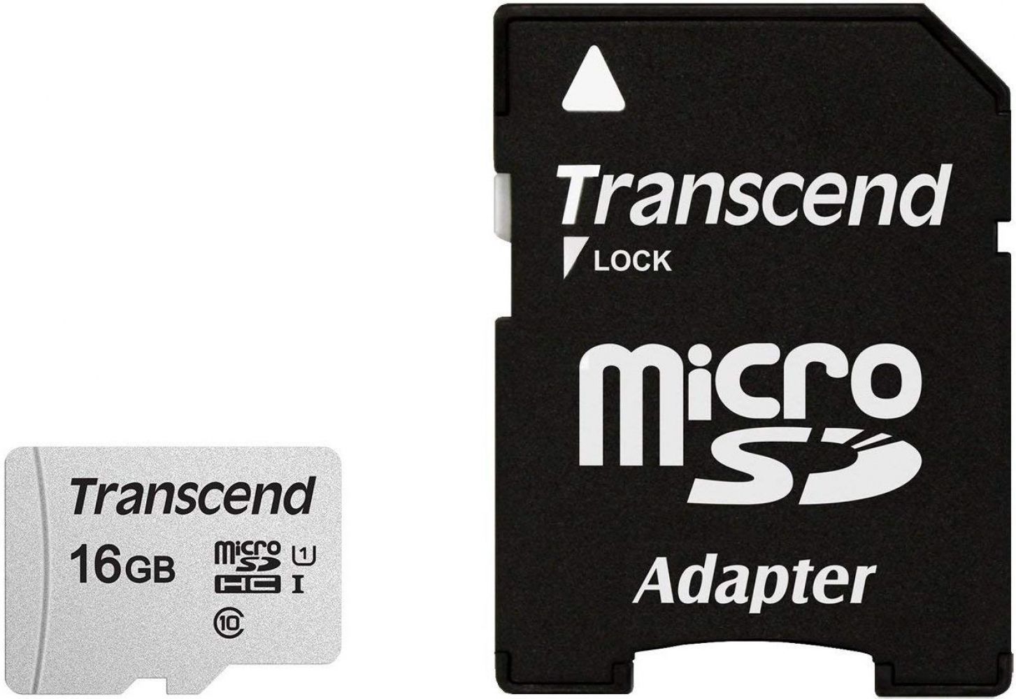 

Карта пам'яті Transcend 300S microSDHC 16GB UHS-I U1 + SD-Adapter (TS16GUSD300S-A)