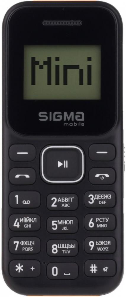 

Мобільний телефон Sigma mobile X-style 14 Mini Black-Orange