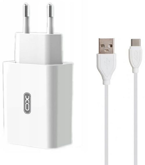 

Мережевий зарядний пристрій XO L36 1USB QC3.0 + Type-C cable White
