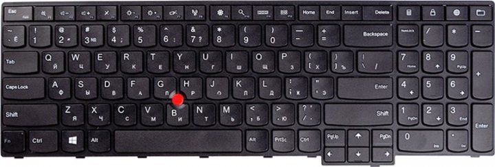 

Клавіатура для ноутбука PowerPlant Lenovo ThinkPad E550, E555 (KB310758) Black