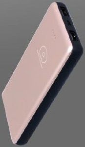 

УМБ WUW U11 10000mAh Li-pol 2USB 2.1A slim Rose Gold