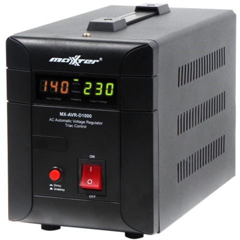 

Стабілізатор напруги Maxxter 1000 ВА (MX-AVR-D1000-01)