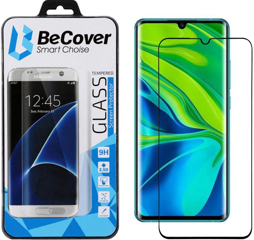 

Захисне скло BeCover для Xiaomi Mi Note 10/CC9 Pro (704610) Black