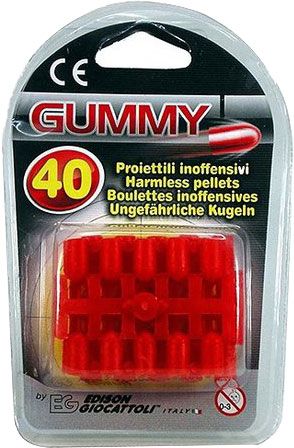 

Кульки гумові Edison Giocattoli Gummy 8 мм 40 шт (410/42) (ED-0410420) (8002605001361)