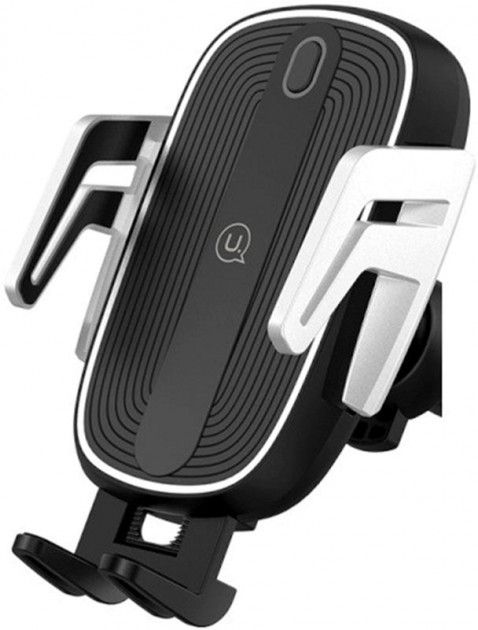 

Автотримач Usams US-CD101 Black + Wireless Charger (CD101ZJ01)