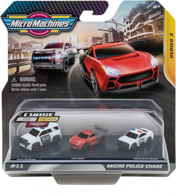 

Набір машинок Micro Machines W3 Поліцейська гонитва (MMW0193)
