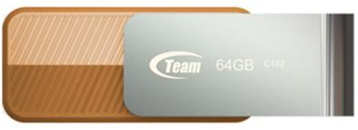 

USB флеш накопичувач Team C142 64GB (TC14264GN01) Brown
