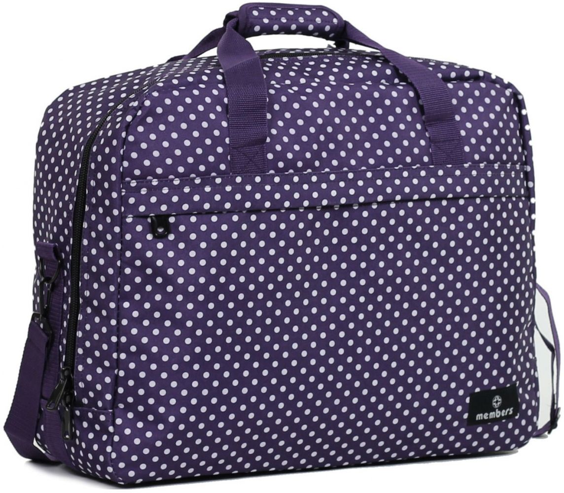 

Дорожня сумка Members Essential On-Board Travel Bag 40 (927840) Purple Polka