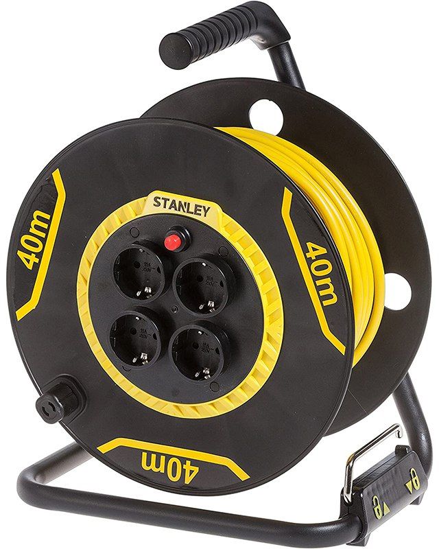 

Подовжувач на котушці Stanley 40 м 3x1.5 мм 16А (SXECCL26BVE)