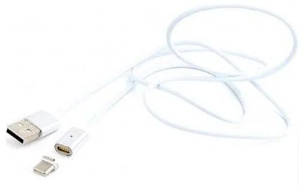 

Кабель USB Magnetic Type-C White