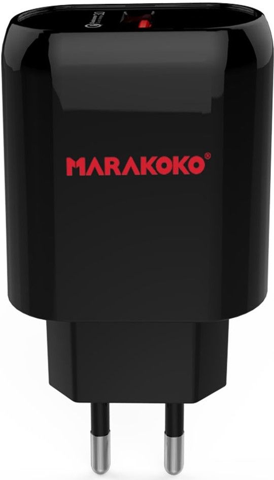 

Зарядное устройство Marakoko MA15 1USB QC3.0 18W Black