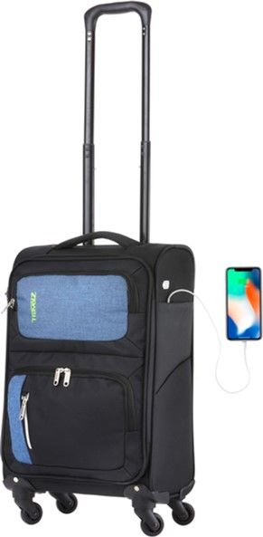 

Чемодан на колесиках TravelZ Tripple Pocket (S) (927260) Black