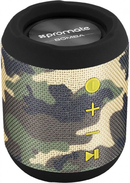 

Портативная акустика Promate Bomba (bomba.camouflage) Camouflage