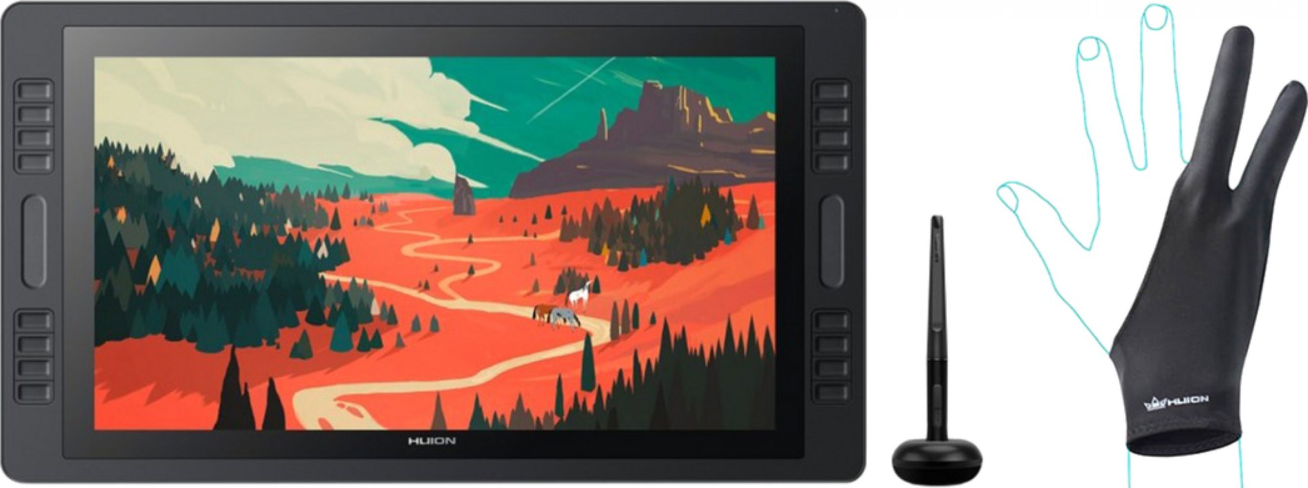 

Графічний монітор Huion Kamvas Pro 20 з рукавицею