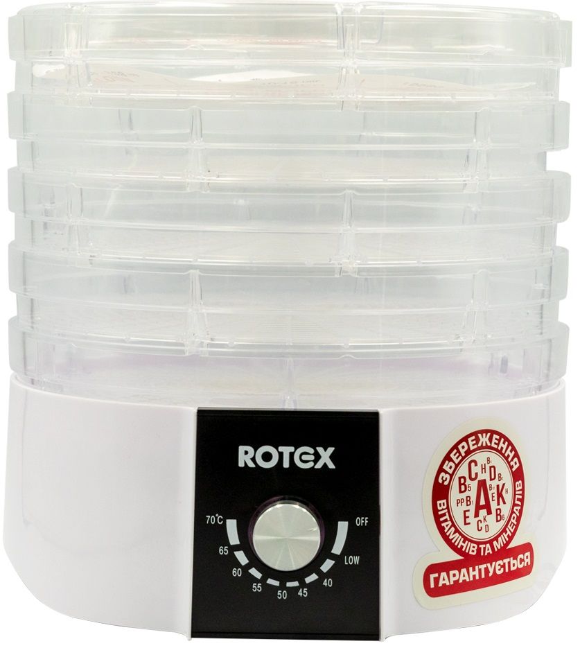 

Сушарка для овочів і фруктів ROTEX RD610-W