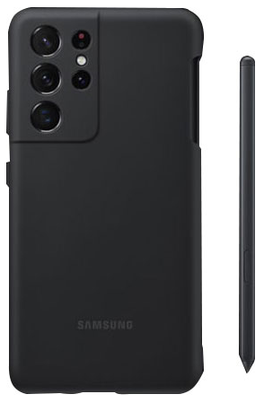 

Панель Samsung Silicone Cover with S Pen для Samsung Galaxy S21 Ultra (EF-PG99PTBEGRU) Black