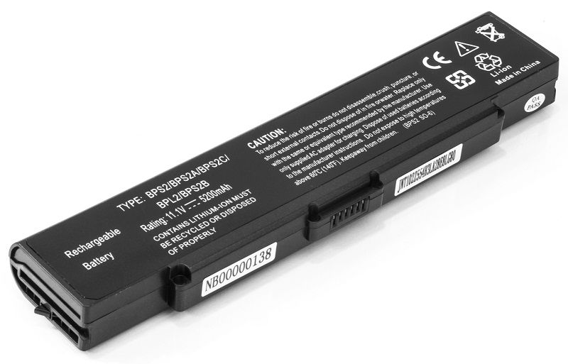 

Акумулятор PowerPlant для ноутбуков SONY VAIO PCG-6C1N (VGP-BPS2, SY5651LH) 11.1V 5200mAh