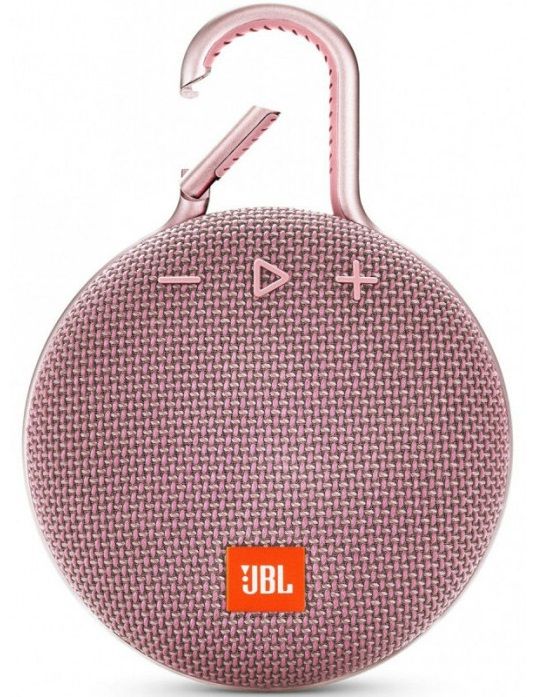 Акція на Портативна акустика JBL Clip 3 (JBLCLIP3PINK) Pink від Територія твоєї техніки