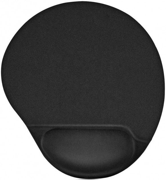 

Килимок для миші з подушкою під зап'ястя Goobay Ergonomic Mousepad (77604) Black