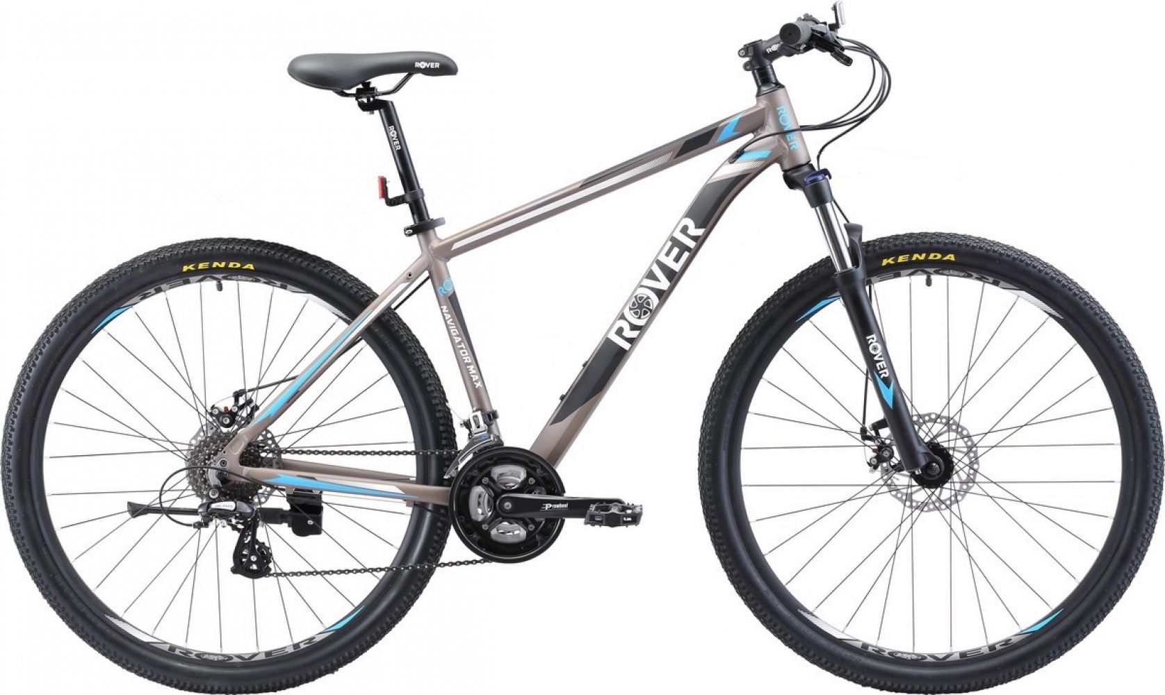 

Велосипед Rover Navigator Max 29"18" 2019 Matt Grey/Black/Blue
