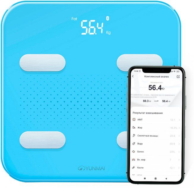 

Смарт-ваги YUNMAI S Smart Scale (M1805CH-BLU) Blue