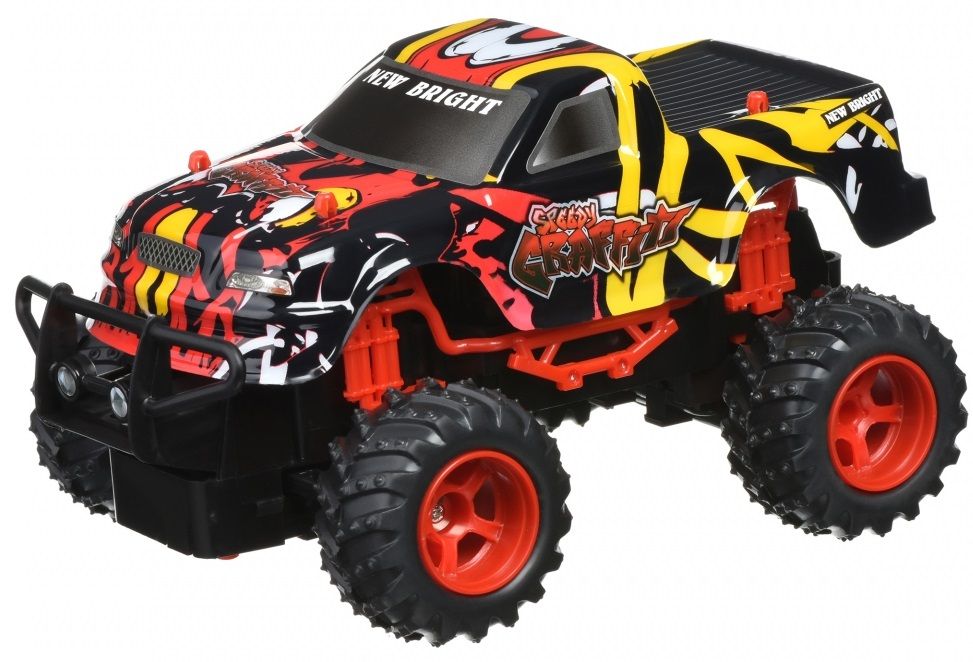 

Машинка на р/к New Bright 1:24 GRAFFITI TRUCK (2408F) Yellow