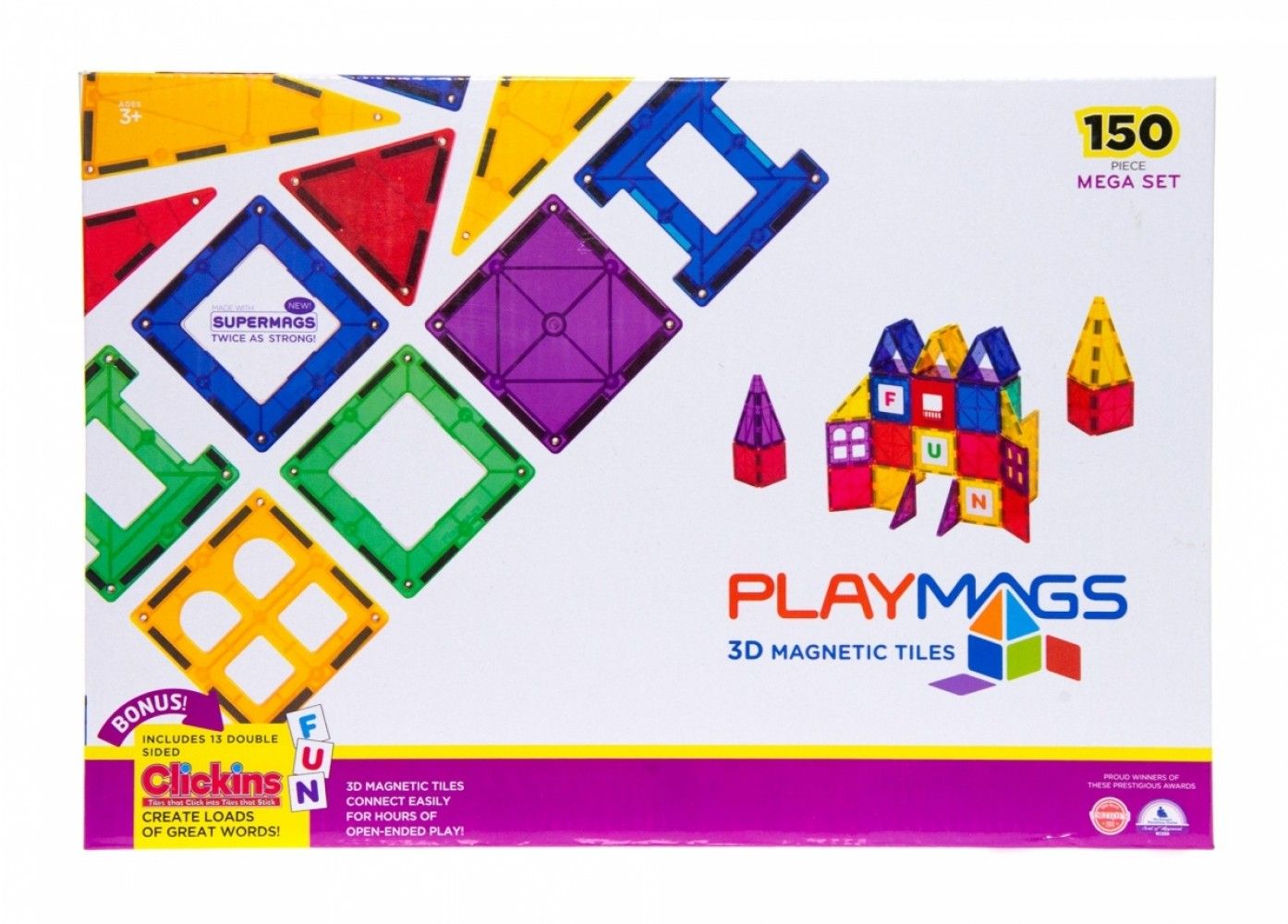 

Магнитный конструктор Playmags 150 элементов (PM156)