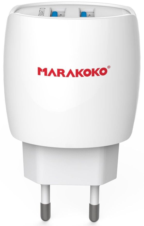 

Зарядний пристрій Marakoko MA1 2USB 2.4A White