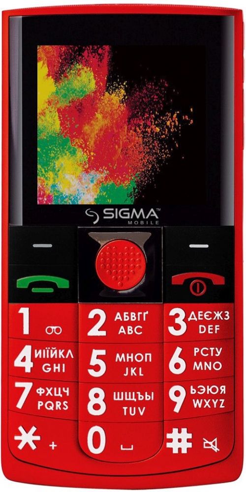 

Мобільний телефон Sigma mobile Comfort 50 Solo Red