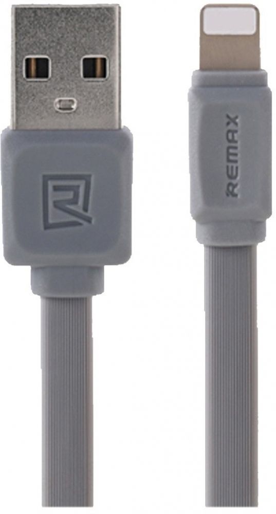 

Кабель USB Remax RC-129i lighting 1m 2.4A Grey