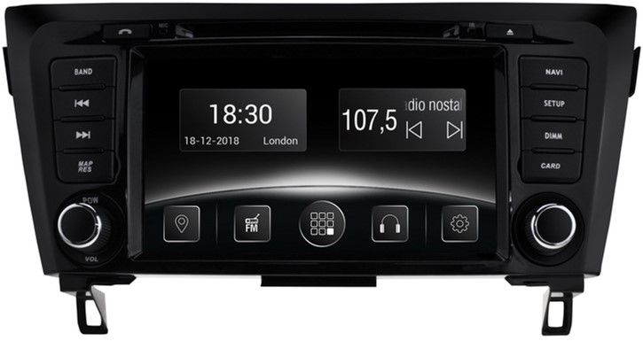 

Автомагнітола штатна Gazer CM6008-J11 для Nissan Qashqai, X-Trail 2013-2016